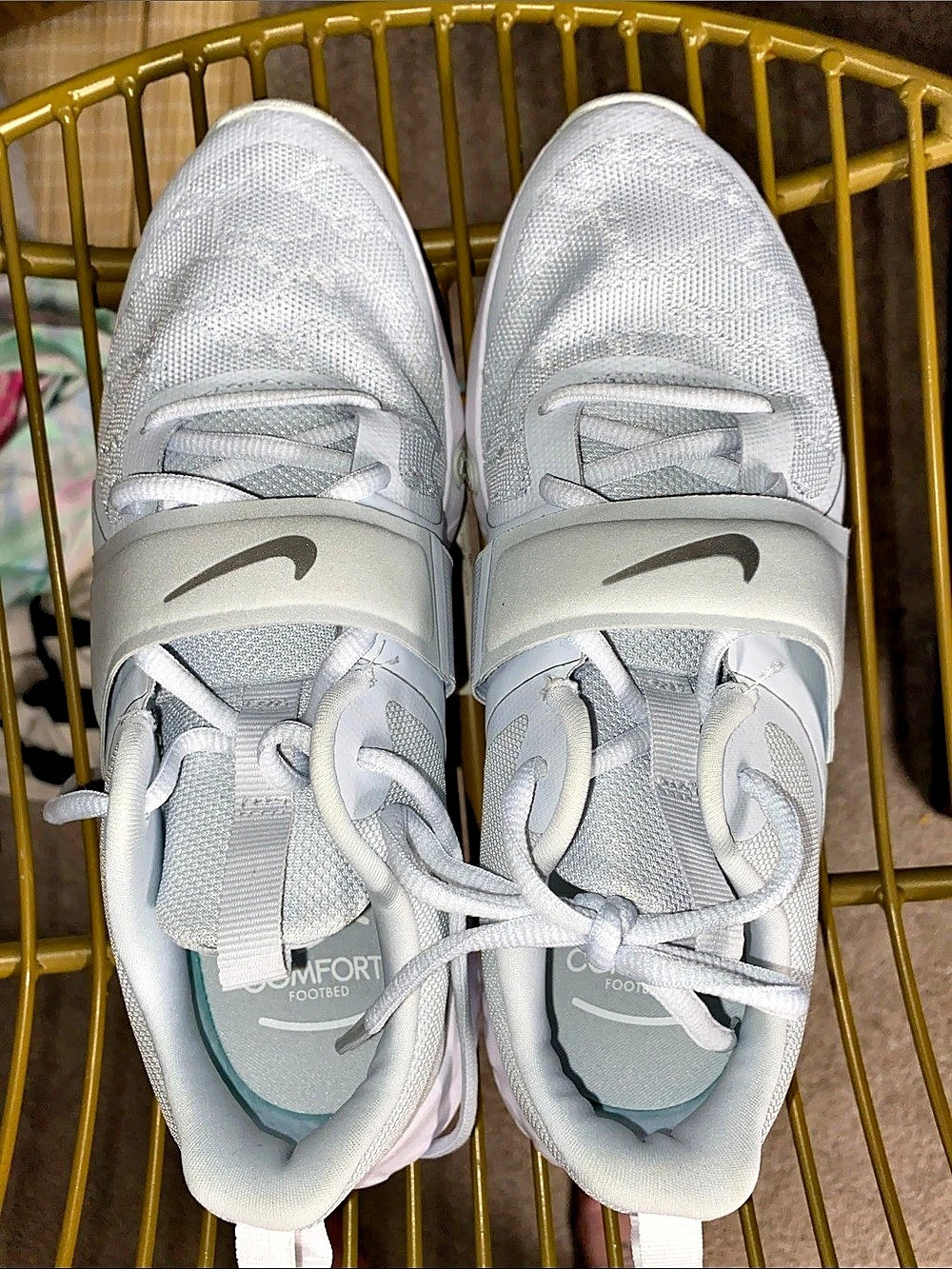 Nike SuperRep Go Women's Athletic Shoes White & light teal US 8